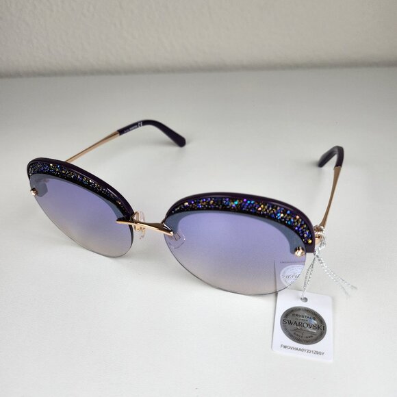 SWAROVSKI WOMEN'S GRADIENT SUNGLASSES - Picture 2 of 5